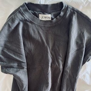 Le Bon Shoppe JEANNE TEE - Coal - S
